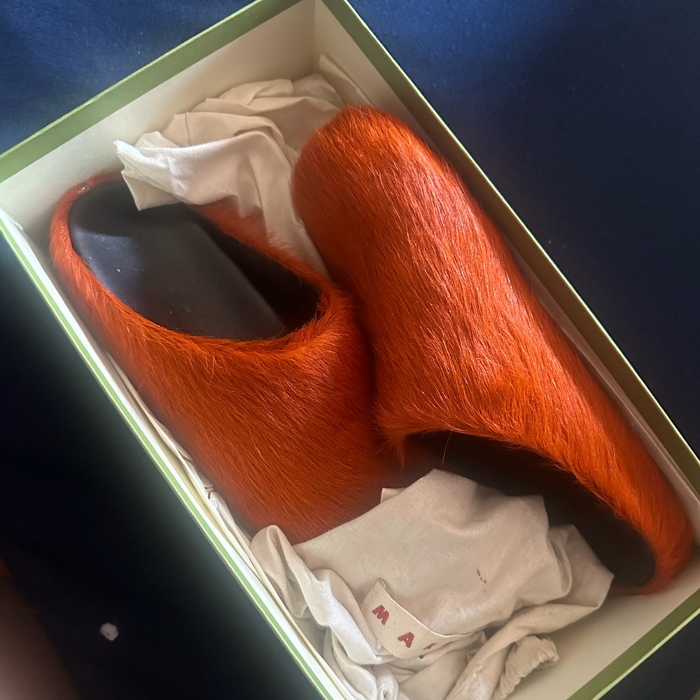 Marni slides wore twice